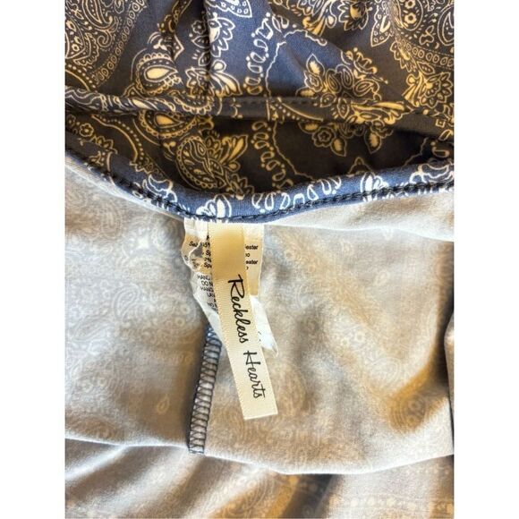 Reckless hearts blue bandanna dress size small - Picture 5 of 14